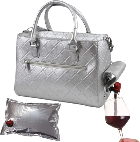 Vista 25 de Primeware – Bolsa aislante para bebidas con bolsa de 3 litros Almacenamiento térmico caliente y frío Dispensador portátil para vino, cócteles