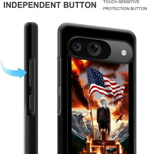 Vista 846 de Compatible con Google Pixel 4A 5G Mobile Case Creative Acrylic Panel trasero Silicona Protección Grip especialmente diseñado para Google Pixel 4A 5G