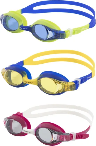 Vista 5 de Dolfin Flipper Junior - Gafas de natación unisex para adolescentes Azul/Verde