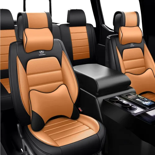 Vista 8 de Cubiertas de asiento ILMO para camiones 2009-2026 F150, 2011-2026 F250 F350 XL XLT Super Duty Crew Cab Lariat King Ranch Platinum, protectores