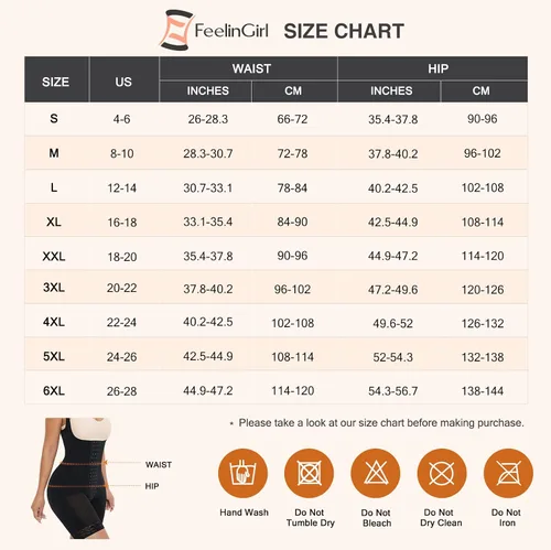 Vista 6 de FeelinGirl Full Body Shaper for Women Tummy Control Shapewear Stage 2 Faja Butt Lifting Shapers Open Crotch 4 Row Hooks
