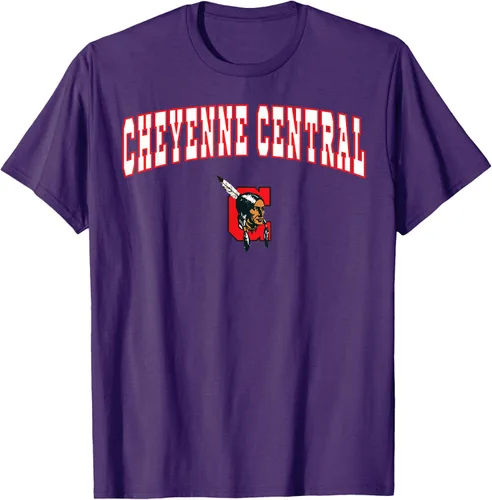 Vista 44 de Cheyenne Central High School Indians T-Shirt C2