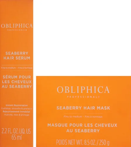 Vista 6 de Obliphica Expect Perfection Volume & Body Seaberry Collection Set - Eleva tu experiencia de cuidado del cabello con lujosas fórmulas voluminizadoras