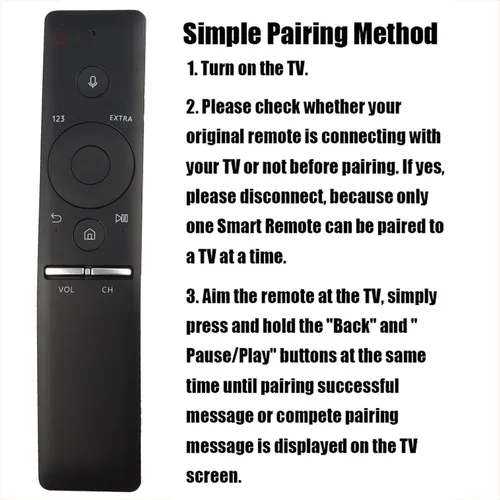 Vista 4 de Nuevo reemplazo BN59-01241A Control remoto por voz para Samsung TV NEO QLED Crystal UHD 6 7 8 9 Series 8 4K TV Remote BN59-01266A BN59-01292A