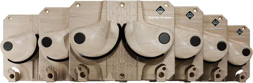 Vista 19 de Gravity Grabber La estantería de pared definitiva para esquís y tablas de snowboard - Se adapta a cualquier esquí o tabla de snowboard - Guarda tus