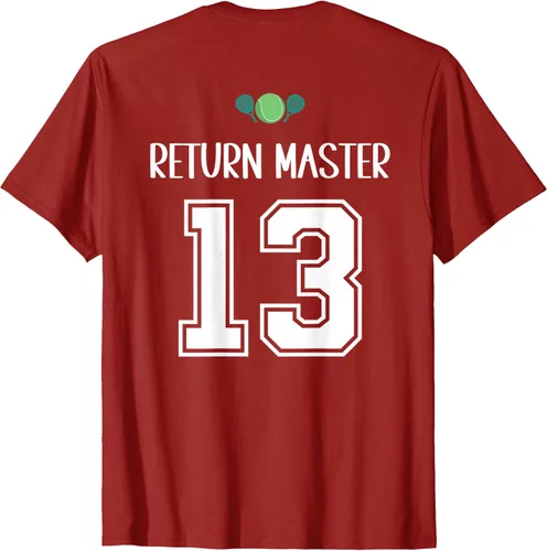 Vista 51 de Camiseta divertida del grupo de tenis de pádel para el equipo de pádel