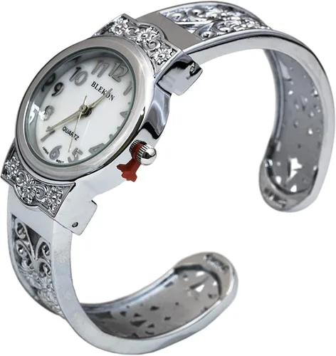 Vista 5 de Blekon Collections Reloj de pulsera de cuarzo japonés para mujer, 1.102 in, diseño elegante