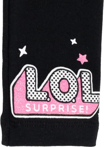Vista 7 de L.O.L. Surprise! Fierce Bhaddie Flipside Unity - Conjunto de sudadera y leggings de forro polar cruzado para niñas pequeños a niños grandes, Rosado