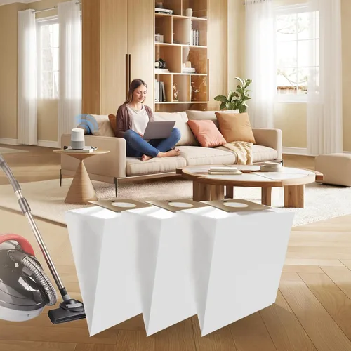 Vista 7 de Repuesto compatible para bolsas de vacío Prolux Tritan, paquete de 6 bolsas desechables HEPA hechas para adaptarse a la aspiradora Prolux Tritan