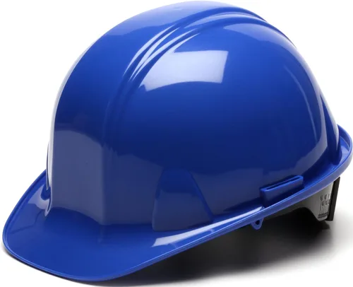 Vista 10 de Pyramex SL Series Cap Style Hard Hat, 4-Point Ratchet HDPE shell, Rain trough, Low-profile design, Fits all head sizes, Construction & utility