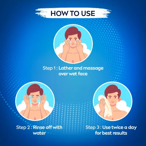 Vista 7 de Nivea Lavado facial todo en uno para hombre con control de aceite - 5.1 fl oz