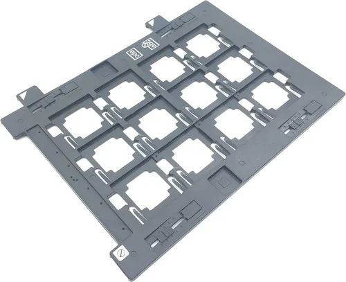 Vista 4 de Soporte deslizante de 12 agujeros de 1.378 in para escáner de fotos negativas, soporte de tira de película compatible con Epson Perfection V700 V750