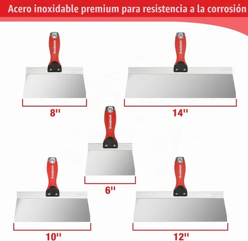 Vista 2 de Goldblatt - Juego de cuchillos de acero inoxidable (5 piezas)
