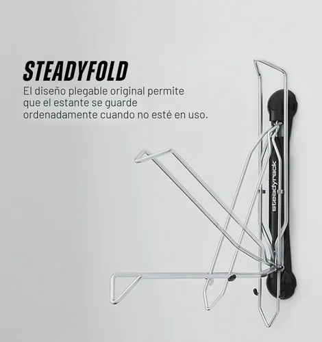 Vista 5 de Steadyrack - Soporte de bicicleta para bicicletas de carretera - El soporte de bicicleta vertical original montado en la pared - Se adapta a