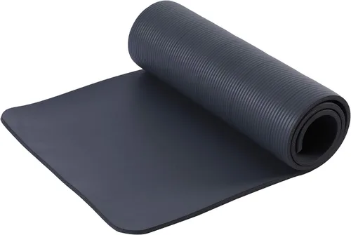 Vista 2 de Thick High Density Yoga Mat Exercise Equipment Gym Floor Mat, Thick 72 x 24” Non-Slip Workout Fitness Home Pilates Mat for Women & Men