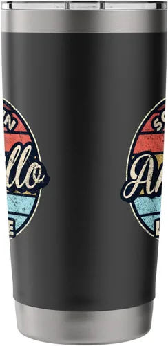 Vista 2 de Someone In Amarillo Loves Me City US USA Stainless Steel Insulated Tumbler