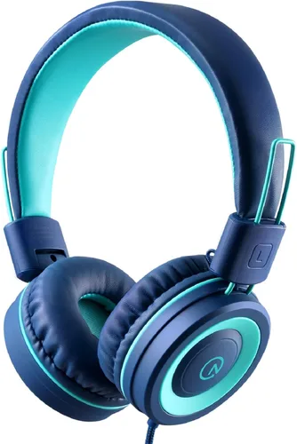 Vista 8 de noot products Auriculares para niños K11 plegables estéreo sin enredos de 5 pies de largo cable de 0.138 in Jack Plug in Ear Auriculares con cable