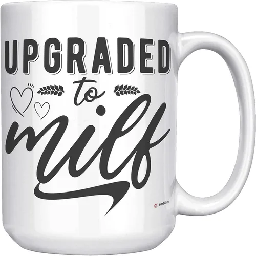 Vista 6 de Taza de café divertida para mamá, 11 onzas, color blanco