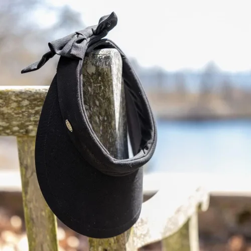 Vista 8 de Scala Sombrero de visera para mujer con ala grande