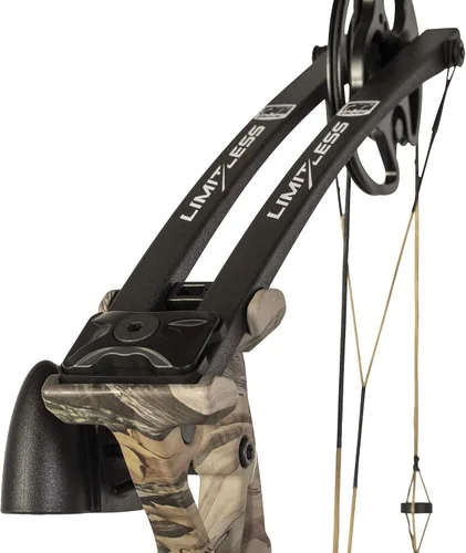 Vista 8 de Bear Archery Limitless Arco Compuesto de Doble Leva - Incluye Carcaj, Mira y Apoyo, God's Country
