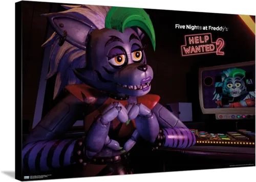 Vista 5 de Trends International Póster de pared de lienzo de Five Nights at Freddy's: Help Wanted 2 - Roxanne Wolf