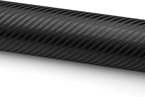 Vista 2 de 2 piezas de 4 x 8 pulgadas (10 x 20 cm) muestra de fibra de carbono negro genuino 3M 2080 para envoltura de vinilo de automóvil, película adhesiva