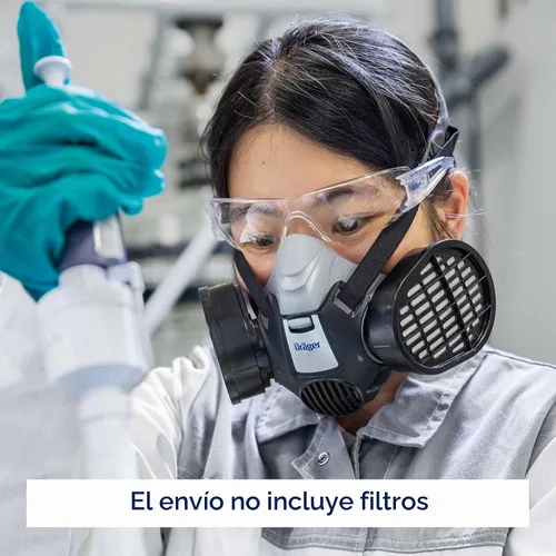 Vista 7 de Dräger X-plore 3300 Máscara respiradora de media cara, aprobada por NIOSH