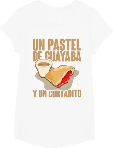 Vista 74 de Funny Cuban Coffee Guayaba Guava Breakfast T Shirt T-Shirt Asphalt Grey