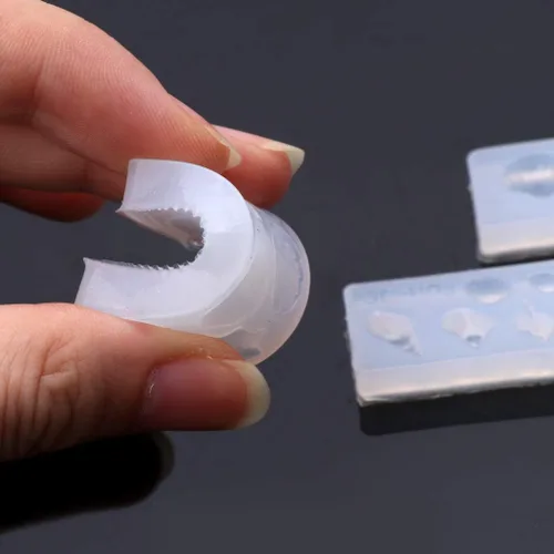 Vista 5 de XIANSHI Nuevo molde de silicona con forma de concha de concha de concha de mar, 3 piezas, plantilla de arte de uñas, moldes de silicona