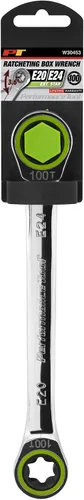 Vista 5 de Performance Tool W30451 - Llave abatible - 100 dientes de engranaje, acero al cromo vanadio, tamaños de estrella E10 y E12