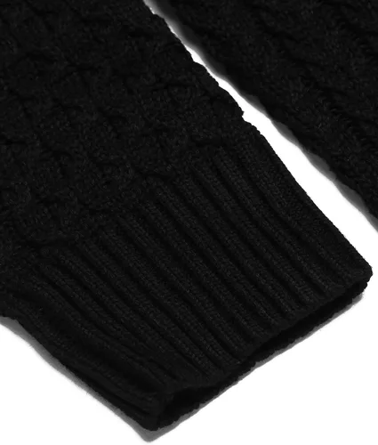 Vista 5 de Coofandy Suéter de cuello alto ajustado para hombre suéter de punto trenzado casual