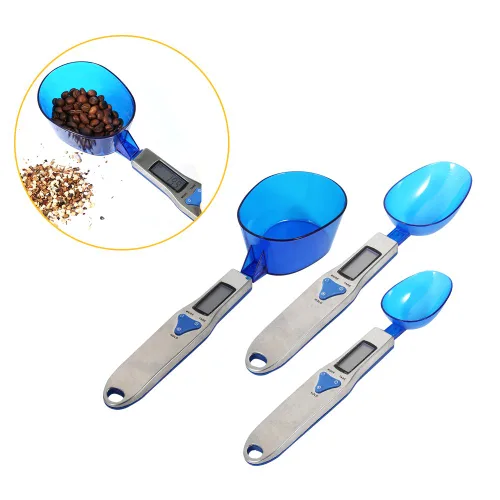 Vista 2 de Báscula digital para cocina, báscula electrónica de cuchara digital precisa, para cocina, laboratorio, industria, peso 500/0.00 oz, herramienta