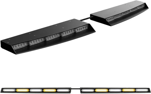 Vista 24 de Raptor Elite Striker-TIR - Barra de luz LED para visera interior (ámbar)