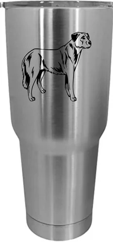 Vista 88 de Cairn Terrier - Vaso grabado con temática de perro, 30 onzas