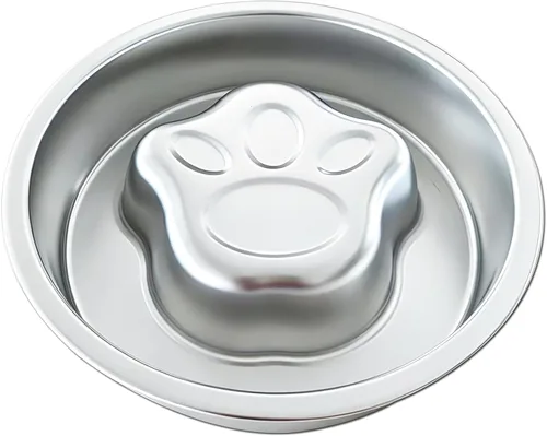 Vista 7 de Cuencos de acero inoxidable para perros de alimentación lenta, cuenco de comida lenta para perros y gatos, capacidad de 1 taza, soporte de comida