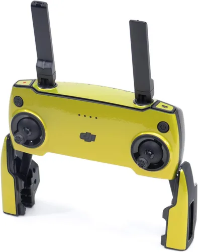 Vista 10 de Wrapgrade Skin compatible con DJI Mavic Mini Mando a distancia (Airforce Silver)