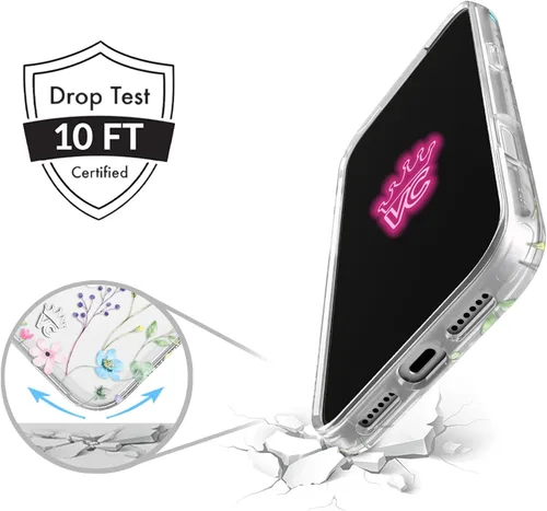 Vista 98 de VELVET CAVIAR Funda para iPhone 15, compatible con MagSafe, probada contra caídas de 10 pies, fundas protectoras de diseño, leopardo color rosa