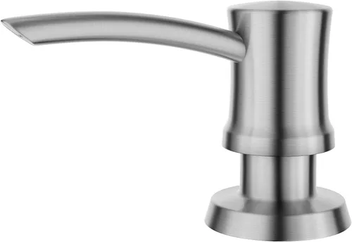 Vista 2 de Dispensador de jabón y loción de cocina Kraus en acero inoxidable libre de manchas, KSD-54SFS Acero inoxidable sin manchas.