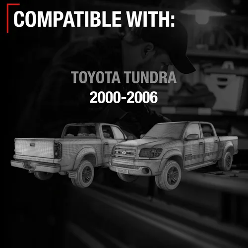 Vista 4 de Reemplazo del conjunto de la manija del portón trasero con ojo de cerradura, compatible con Toyota Tundra 2000-2006, pestillo de manija de puerta