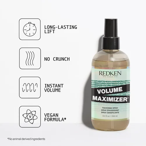 Vista 2 de Redken Volume Maximizer - Espray espesante Voluminizador Para cabello fino 8.5 onzas líquidas