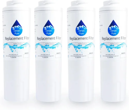 Vista 2 de Upstart Battery Paquete de 4 filtros de agua de repuesto para refrigerador Jenn-Air JCD2295KES - Compatible con cartucho de filtro de agua Jenn-Air