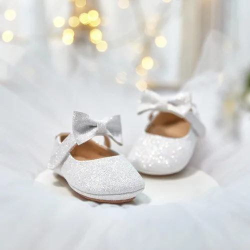 Vista 2 de Felix & Flora Zapatos de bebé de suela suave, zapatos de caminar para bebé, mocasines de goma para ballet