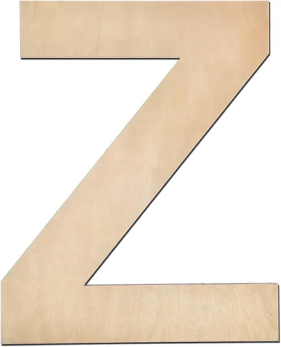 Vista 41 de Letra de madera A de 12 pulgadas de grosor, letra de madera grande sin terminar de 1/4 de pulgada de grosor para decoración de pared del hogar Letra