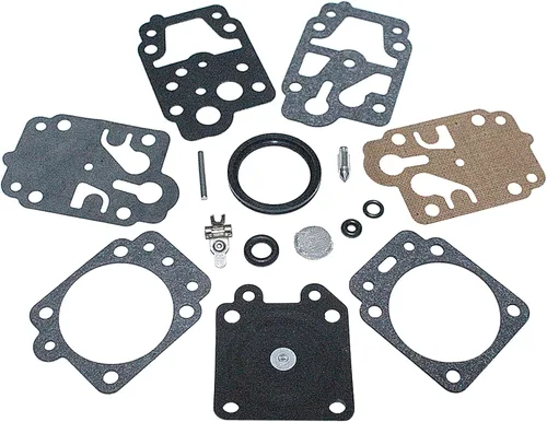 Vista 2 de Para Honda GX25 GX25N GX25NT GX25T GX35 4-Cycle Motor Timmer Brush Cutter Piezas de repuesto, 10 PC Carb Kit, Para Walbro K10-WYJ Carb Kit