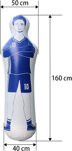 Vista 4 de sailupxinyuan Inflatable Soccer Dummy Goalkeepr Air Mannequin Free Kick Wall Goalkeeper Defender Training