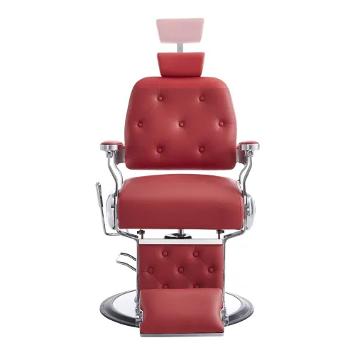 Vista 5 de Dir Silla de peluquería, sillas de peluquería resistentes color rojo Titan