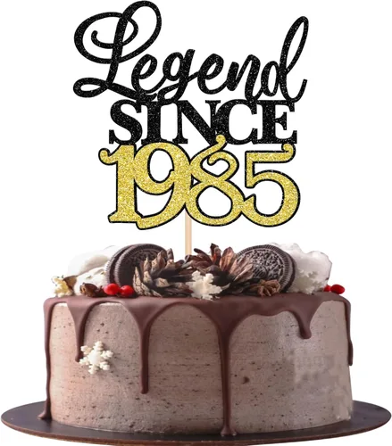 Vista 51 de Rsstarxi 1 paquete de decoración de pastel con purpurina de leyenda desde 2012 para decoración de tarta de cumpleaños 13 años para decoración