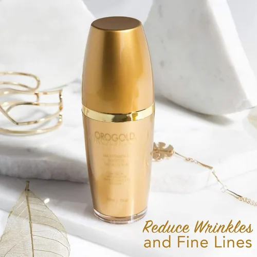 Vista 8 de OROGOLD Suero facial potenciador de vitamina C de 24 quilates, suero facial antienvejecimiento con oro, suero iluminador de la piel para la cara