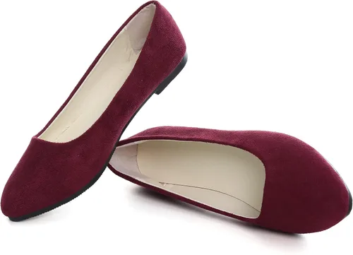 Vista 2 de Zapatos planos para mujer, cómodos, estilo puntiagudo, de Dear Time