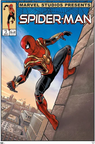 Vista 12 de Trends International Marvel Spider-Man: No Way Home - Póster de pared de cómic de pared, 22.4 pulgadas de largo x 14.7 pulgadas, versión enmarcada
